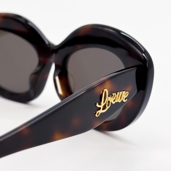 NEW LW40153F 52E, LOEWE WOMEN HAVANA GREY SUNGLASSES LOEWE main image 6